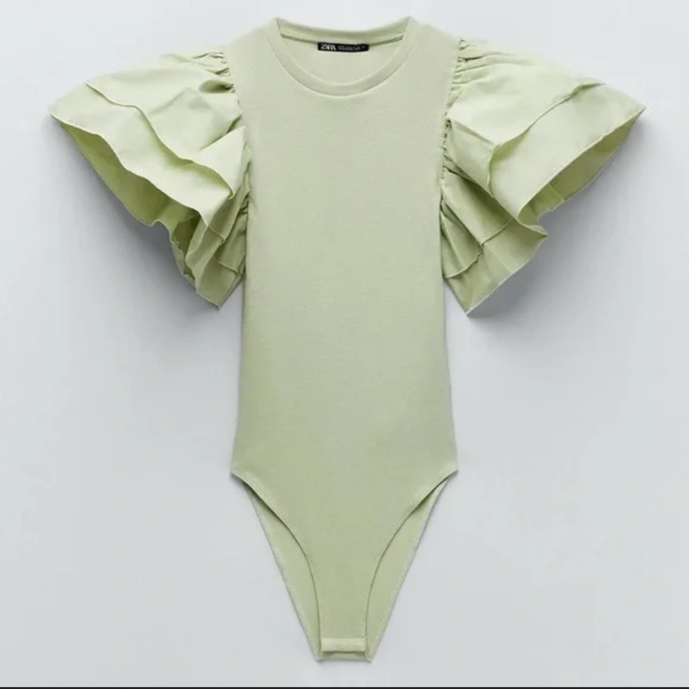 Zara Bell Sleeve Bodysuit